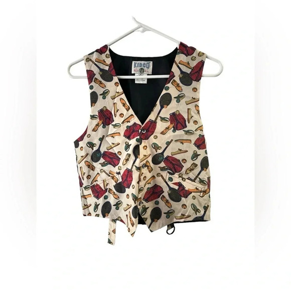 Vintage kid co silk sports vest - Picture 1 of 3
